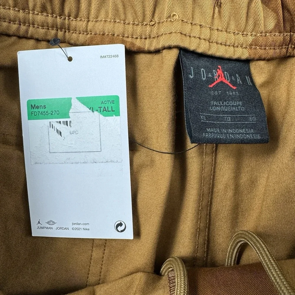 FD7455-270 Nike Air Jordan Essentials‎ Chicago Cargo Pants Brown Men's Size XLT